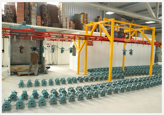 Powder Coating Conveyor System